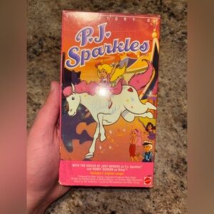 PJ sparkles VHS tape